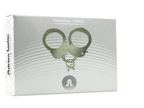 Kajdanki-Śmieszna zabawka-kadank- Metallic Handcuffs Adrien Lastic Kajdanki-Śmieszna zabawka-kadank- Metallic Handcuffs Adrien Lastic