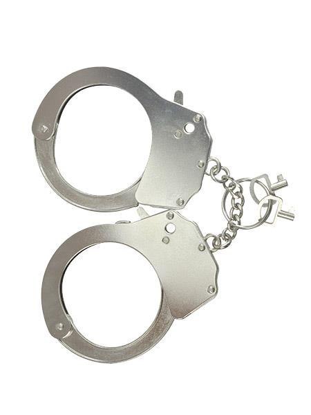 Kajdanki-Śmieszna zabawka-kadank- Metallic Handcuffs Adrien Lastic Kajdanki-Śmieszna zabawka-kadank- Metallic Handcuffs Adrien Lastic