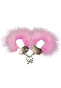 Kajdanki-Śmieszna zabawka-kadanki - Metallic Handcuffs,Feather Cov.. Pink Adrien Lastic Kajdanki-Śmieszna zabawka-kadanki - Metallic Handcuffs,Feather Cov.. Pink Adrien Lastic