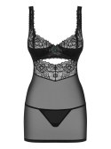 Bielizna- 867-CHE-1 koszulka i stringi S/M Obsessive Bielizna- 867-CHE-1 koszulka i stringi S/M Obsessive