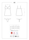 Bielizna- 867-CHE-1 koszulka i stringi S/M Obsessive Bielizna- 867-CHE-1 koszulka i stringi S/M Obsessive