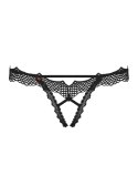 Bielizna-Bravelle stringi otwarte czarne S/M Obsessive Bielizna-Bravelle stringi otwarte czarne S/M Obsessive