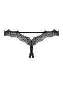 Bielizna-Bravelle stringi otwarte czarne S/M Obsessive Bielizna-Bravelle stringi otwarte czarne S/M Obsessive