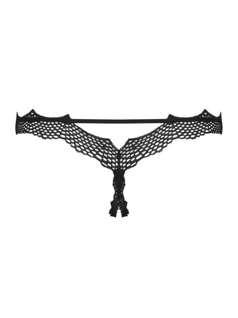 Bielizna-Bravelle stringi otwarte czarne S/M Obsessive Bielizna-Bravelle stringi otwarte czarne S/M Obsessive