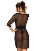 Bielizna-Lucita peniuar czarny S/M Obsessive Bielizna-Lucita peniuar czarny S/M Obsessive