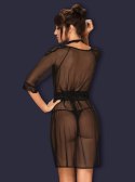 Bielizna-Lucita peniuar czarny S/M Obsessive Bielizna-Lucita peniuar czarny S/M Obsessive