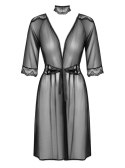 Bielizna-Lucita peniuar czarny S/M Obsessive Bielizna-Lucita peniuar czarny S/M Obsessive