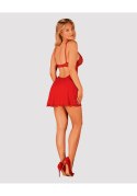 Bielizna-Luvae babydoll i stringi czerwona S/M Obsessive Bielizna-Luvae babydoll i stringi czerwona S/M Obsessive
