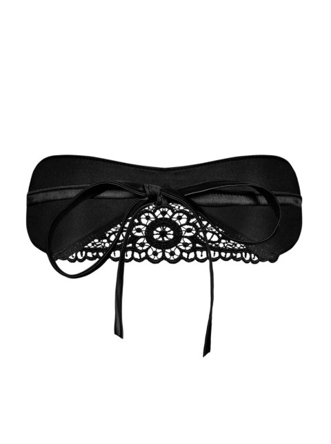 Bielizna-Satinia maska czarna Obsessive Bielizna-Satinia maska czarna Obsessive