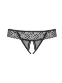 Bielizna-Shibu stringi otwarte czarne S/M Obsessive Bielizna-Shibu stringi otwarte czarne S/M Obsessive