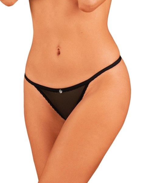 Celia Noir crotchless thong XL/2XL Obsessive Celia Noir crotchless thong XL/2XL Obsessive