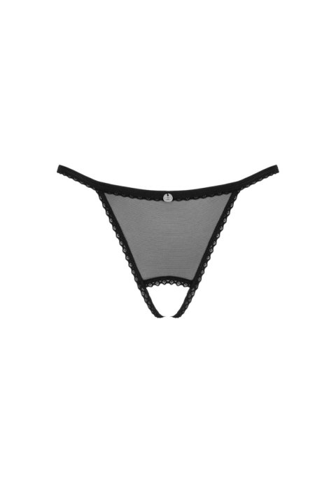 Celia Noir crotchless thong XL/2XL Obsessive Celia Noir crotchless thong XL/2XL Obsessive