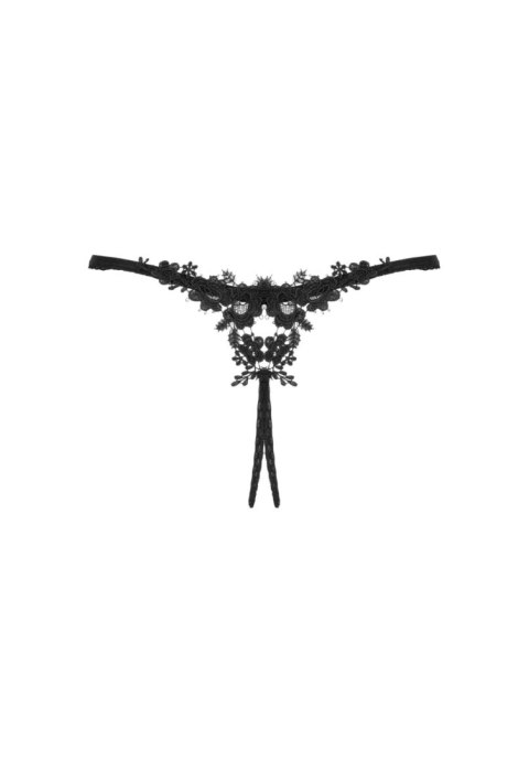 Celia Noir crotchless thong XL/2XL Obsessive Celia Noir crotchless thong XL/2XL Obsessive
