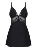 Bielizna-810-BAB-1 babydoll i stringi czarna S/M Obsessive Bielizna-810-BAB-1 babydoll i stringi czarna S/M Obsessive