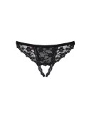 Bielizna-Letica stringi otwarte czarne L/XL Obsessive Bielizna-Letica stringi otwarte czarne L/XL Obsessive