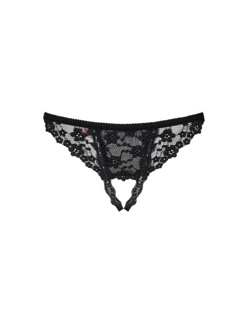 Bielizna-Letica stringi otwarte czarne L/XL Obsessive Bielizna-Letica stringi otwarte czarne L/XL Obsessive