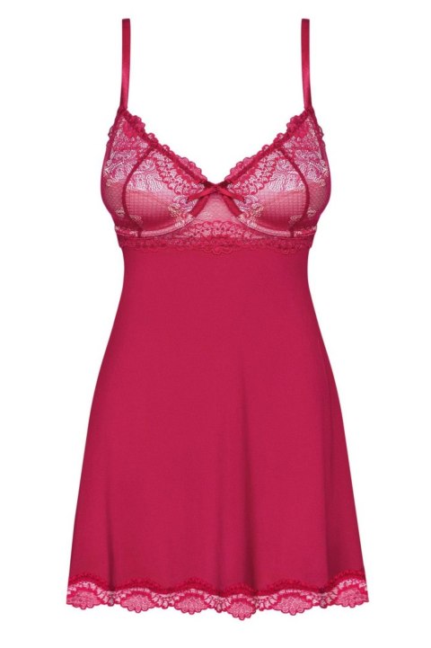 Bielizna-Rosalyne babydoll i stringi czerwona S/M Obsessive Bielizna-Rosalyne babydoll i stringi czerwona S/M Obsessive