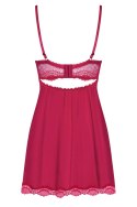 Bielizna-Rosalyne babydoll i stringi czerwona S/M Obsessive Bielizna-Rosalyne babydoll i stringi czerwona S/M Obsessive