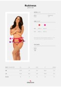 Bielizna-Rubinesa pas i stringi S/M Obsessive Bielizna-Rubinesa pas i stringi S/M Obsessive