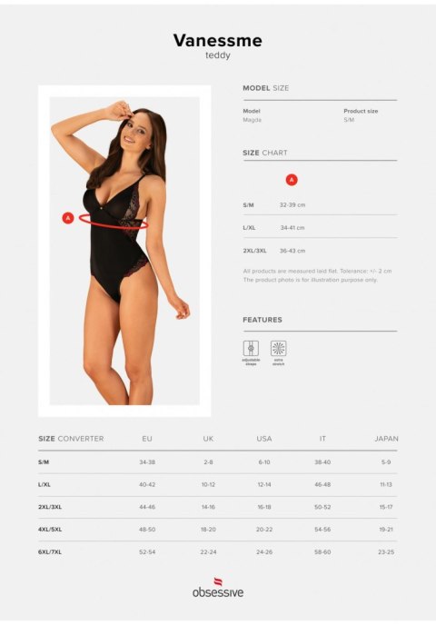 Vanessme body L/XL Obsessive Vanessme body L/XL Obsessive