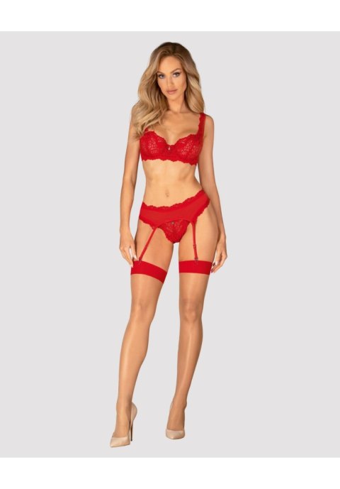 Zestaw 3-częściowy w Czerwonym Kolorze Amor Cherris L/XL Zestaw 3-częściowy w Czerwonym Kolorze Amor Cherris L/XL