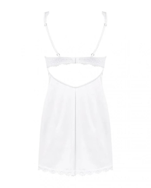 Bielizna-Amor Blanco koszulka i stringi biały L/XL Obsessive Bielizna-Amor Blanco koszulka i stringi biały L/XL Obsessive