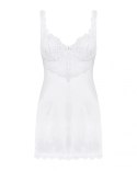 Bielizna-Amor Blanco koszulka i stringi biały S/M Obsessive Bielizna-Amor Blanco koszulka i stringi biały S/M Obsessive