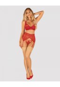 Bielizna-Lonesia pas do pończoch czerwony S/M Obsessive Bielizna-Lonesia pas do pończoch czerwony S/M Obsessive
