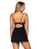 Bielizna-Luvae babydoll i stringi Czarny S/M Obsessive Bielizna-Luvae babydoll i stringi Czarny S/M Obsessive