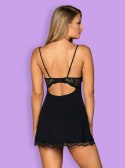 Bielizna-Luvae babydoll i stringi Czarny S/M Obsessive Bielizna-Luvae babydoll i stringi Czarny S/M Obsessive