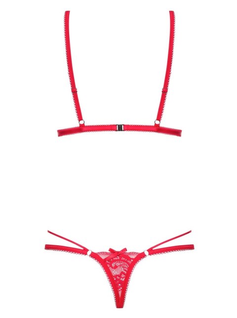 Bielizna-Lovlea body czerwone L/XL Obsessive
