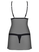 Bielizna-865-CHE-1 koszulka i stringi S/M Obsessive Bielizna-865-CHE-1 koszulka i stringi S/M Obsessive