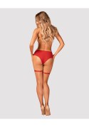 Bielizna-Belovya figi z paskami do pończoch XL/2XL Obsessive Bielizna-Belovya figi z paskami do pończoch XL/2XL Obsessive