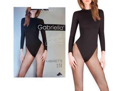 Bielizna-Kabarette/Rajstopy 151 CZARNE S/M Gabriella Bielizna-Kabarette/Rajstopy 151 CZARNE S/M Gabriella
