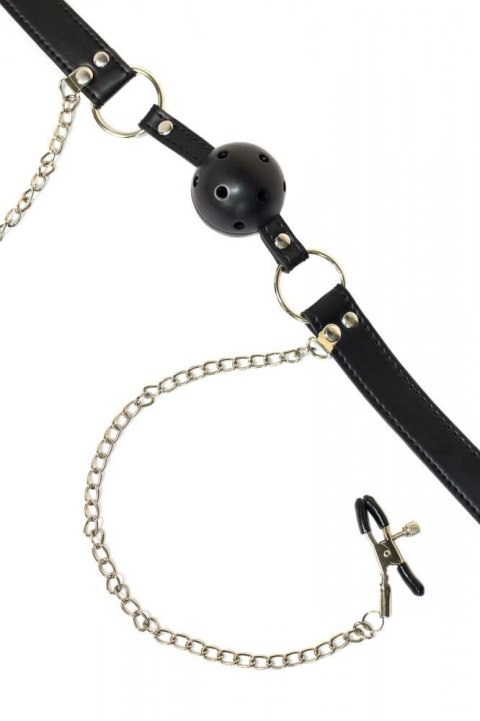 Ball Gag with nipple clamps Party Hard Gratitude Lola Games Ball Gag with nipple clamps Party Hard Gratitude Lola Games