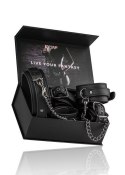 Kajdanki-Fetish set with collar, ankle- and wrist cuffs EasyToys Kajdanki-Fetish set with collar, ankle- and wrist cuffs EasyToys
