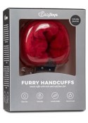 Kajdanki-Furry Handcuffs - Red EasyToys Kajdanki-Furry Handcuffs - Red EasyToys