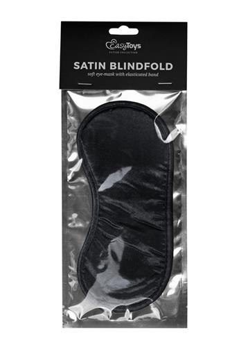 Maska-Black Satin Eye Mask EasyToys Maska-Black Satin Eye Mask EasyToys