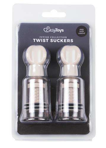 Pompka-Nipple & Clit Suckers Small 2 pcs EasyToys Pompka-Nipple & Clit Suckers Small 2 pcs EasyToys