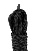 Wiązania-Black Bondage Rope - 5m EasyToys Wiązania-Black Bondage Rope - 5m EasyToys
