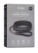 Wiązania-Fetish collar with leash EasyToys Wiązania-Fetish collar with leash EasyToys