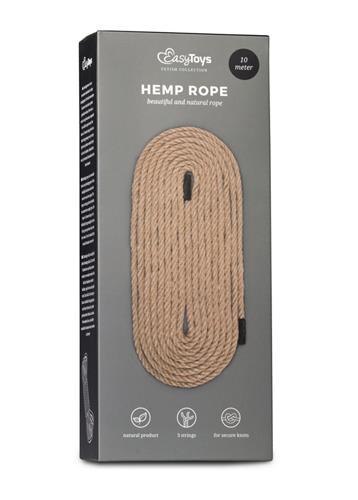 Wiązania-Hemp Bondage Rope 10M EasyToys Wiązania-Hemp Bondage Rope 10M EasyToys