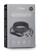 Wiązania-Leather Collar With Nipple Chains EasyToys Wiązania-Leather Collar With Nipple Chains EasyToys