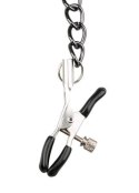 Wiązania-Leather Collar With Nipple Chains EasyToys Wiązania-Leather Collar With Nipple Chains EasyToys