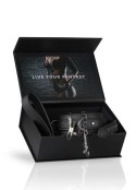 Wiązania-Leather Collar With Nipple Chains EasyToys Wiązania-Leather Collar With Nipple Chains EasyToys
