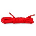 Wiązania-Red Bondage Rope - 5m EasyToys Wiązania-Red Bondage Rope - 5m EasyToys