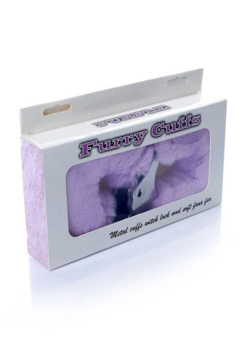 Kajdanki Fetish B - Series- Furry Cuffs Purple Fetish B - Series