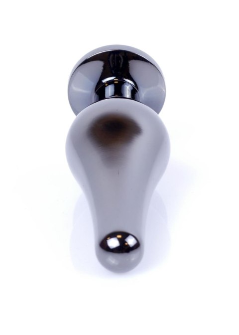 Korek Analny z Diamencikiem (ROSE) - Dark Silver BUTT PLUG
