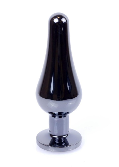 Korek Analny z Diamencikiem (ROSE) - Dark Silver BUTT PLUG