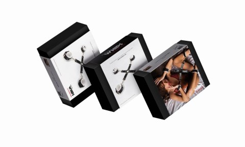 Wiązania - Krzyżak damski, biały Whips Collections Wiązania - Krzyżak damski, biały Whips Collections